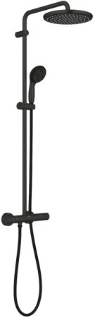 Душевая система Grohe Vitalio Start System 250 266772430 с термостатом Черный матовый 