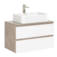 Тумба с раковиной Onika Алеста 80.13 подвесная