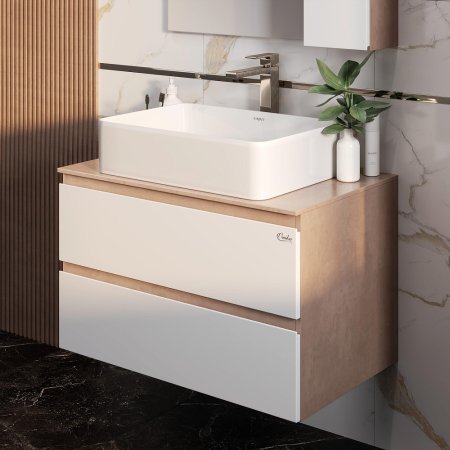 Тумба с раковиной Onika Алеста 80.13 подвесная 