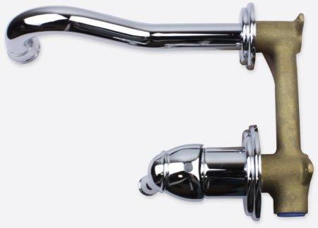 Смеситель для раковины Bronze de Luxe Tiffany 1920CR Хром 