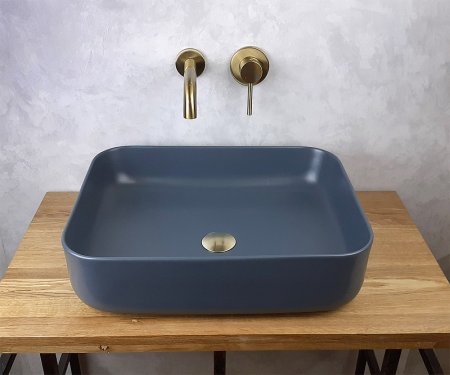 Раковина-чаша Bronze de Luxe Scandi 50 6127-DGM Серая матовая 