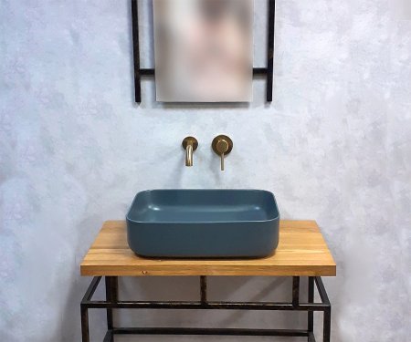 Раковина-чаша Bronze de Luxe Scandi 50 6127-DGM Серая матовая 