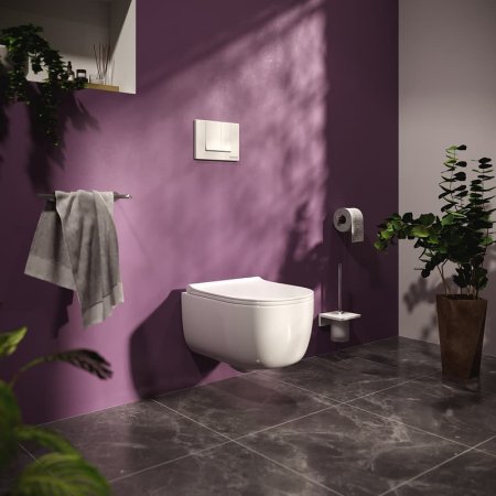 Инсталляция Berges Novum 040241 для унитаза с Белой клавишей смыва 