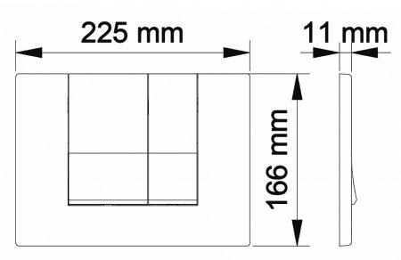 Инсталляция Berges Novum 040241 для унитаза с Белой клавишей смыва 