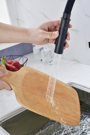 Смеситель Paulmark Halt Ha214021-401 для кухонной мойки, антрацит 