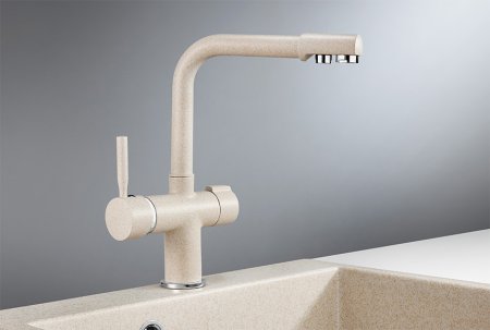 Смеситель Granula GR-2088 для кухонной мойки, пирит 