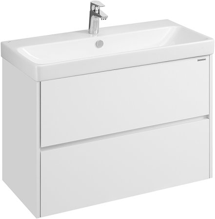 Тумба с раковиной Aquaton Сканди 90 1A2519K0SD010 подвесная Белая 