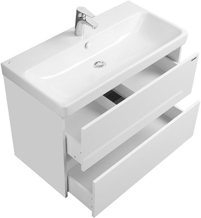 Тумба с раковиной Aquaton Сканди 90 1A2519K0SD010 подвесная Белая 