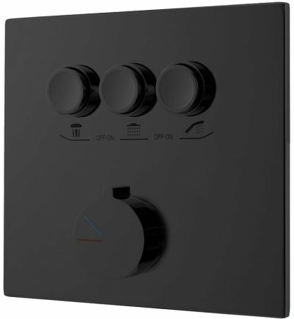 Душевая система Vincea VSFW-4311RMB Черная матовая 