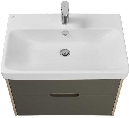 Тумба под раковину Aquaton Оливия 70 1A254301OLUG0 подвесная Грей Дуб ойстер 