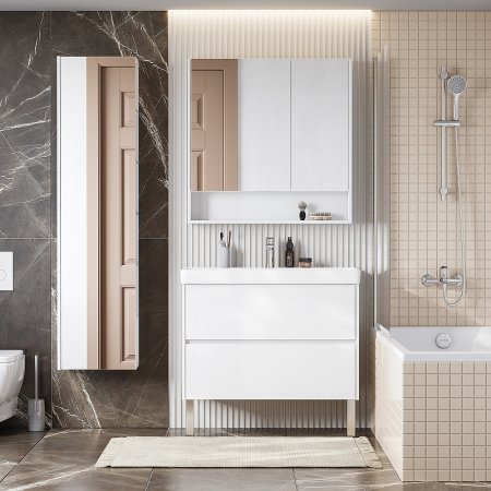 Тумба под раковину Aquaton Сканди 90 1A251901SD010 Белая 