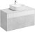 Тумба под раковину Aquaton Марбл 100 1A276301MH4C0 подвесная Слэйт Белый матовый 