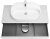 Тумба под раковину Aquaton Марбл 100 1A276301MH4C0 подвесная Слэйт Белый матовый 