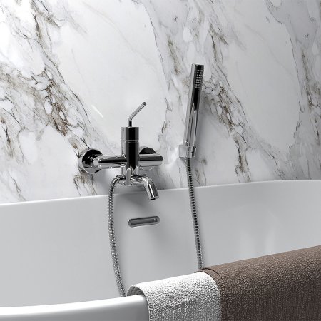 Смеситель для ванны Paini Pixel new 81CR100NEWKM Хром 