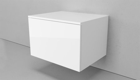 Тумба подвесная VELVEX Unit 60х40 белый лед 