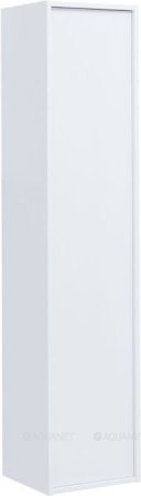 Шкафы-пенал Aquanet Lino (Flat) 35 белый глянец 