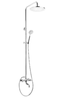 Душевая система настенная Deante TEMISTO NAC_01QT хром Душевая система настенная Deante TEMISTO NAC_01QT хром