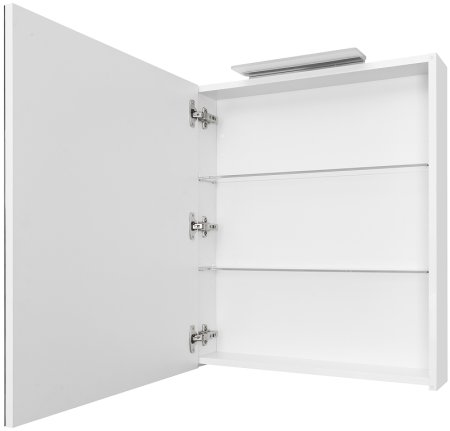 Зеркальный шкаф Roca Oleta 60 L A857645501 с подсветкой Белый матовый 