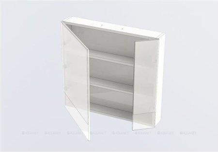 Зеркало-шкаф Aquanet Нота 75 белый 