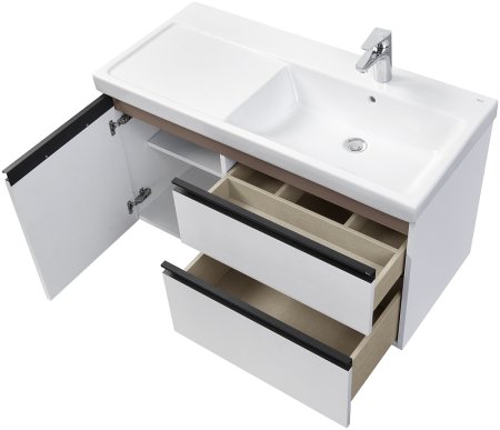 Тумба под раковину Roca Domi 100 R A857478806 подвесная Белый глянец 