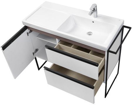 Тумба под раковину Roca Domi 100 R A857478806 подвесная Белый глянец 