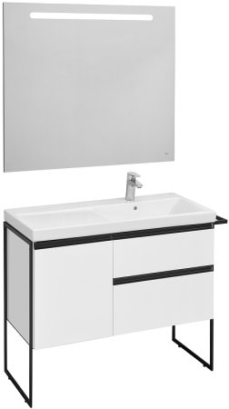 Тумба под раковину Roca Domi 100 R A857478806 подвесная Белый глянец 