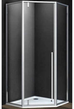 Душевой уголок Vincea Penta 90x90 VSP-3P900CL профиль Хром стекло прозрачное 