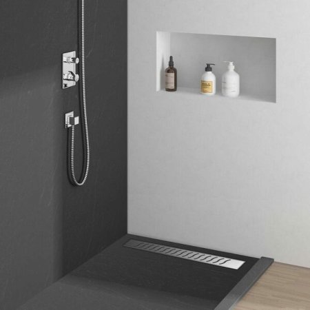 Душевой лоток Vincea Optima 70 SAY.601.70.P.BUK с решеткой Хром 