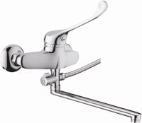 Смеситель для ванны с хирургической ручкой D-Lin D140427, хром