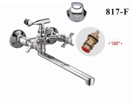 Смеситель для ванны D-Lin D147817-F, хром 