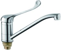 Смеситель для кухни с хирургической ручкой D-Lin D154427-6, хром