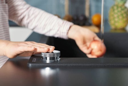 Смеситель Hansgrohe Metris Select M71 73827000 для кухонной мойки, хром 