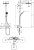 Душевая система Hansgrohe Pulsify S Showerpipe 260 1jet 24220000 с термостатом Хром 
