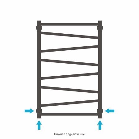 Полотенцесушитель водяной Сунержа Сирокко 800х500 мм. хром 