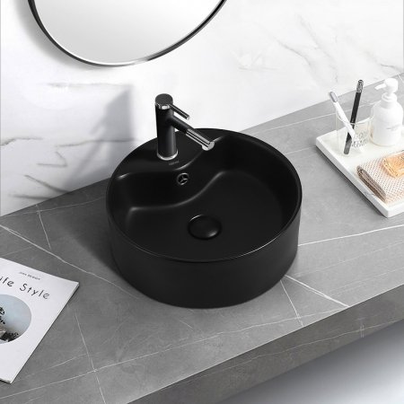 Раковина Abber Bequem 41 AC2104MB Черная матовая 