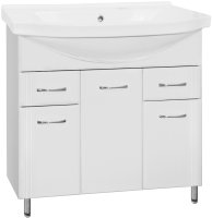 Тумба под раковину Style Line Эко Стандарт 26 Эльбрус 90 Белый глянец Тумба под раковину Style Line Эко Стандарт 26 Эльбрус 90 Белый глянец