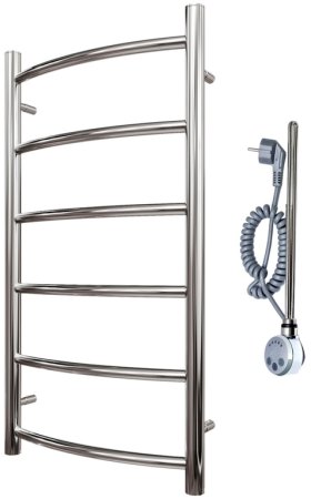 Электрический полотенцесушитель Point Афина PN04148E П6 400x800 левый/правый Хром 