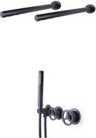 Душевая система встраиваемая Bronze de Luxe LIBERTY 5011B-F, черный