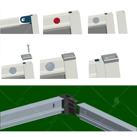 Душевая дверь в нишу RGW Classic CL-14B 130х185 профиль черный 