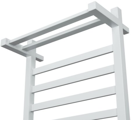 Полотенцесушитель электрический с полочкой (лесенка) Bauedge Hotel Shelf DB-0001, 50x100 см 