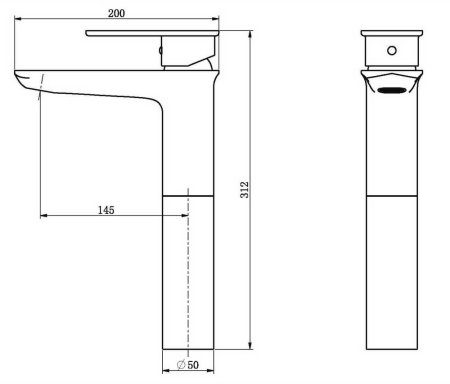 Смеситель Orans K-1085 DJ для раковины 