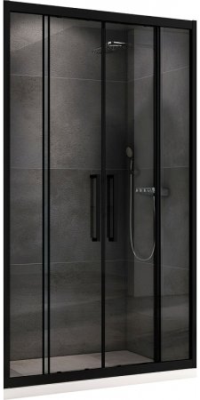 Душевая дверь Abber Schwarzer Diamant 180 AG33180BH профиль Черный стекло прозрачное 