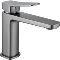 Смеситель для раковины Raffine F0199T, оружейная сталь