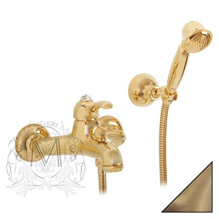 Смеситель Migliore Lem Swarovski ML.LEM-1902 Br для ванны с душем 