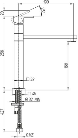 Смеситель для кухни Paini Dax-R 84CR579RSKM Хром 