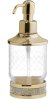 Дозатор для жидкого мыла Boheme Royal Cristal 10929-G Золото 