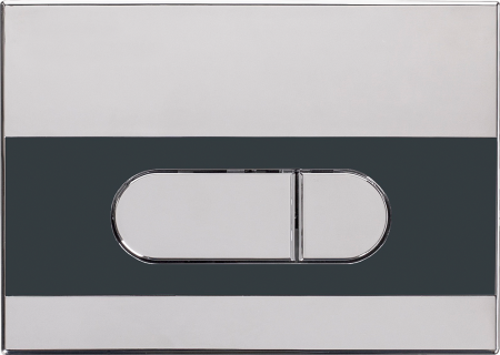 Кнопка смыва Koller Pool Dune 1200 SL Orion Chrome&Black хром/черный 