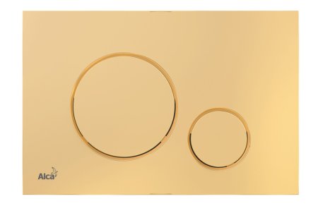 Кнопка смыва AlcaPlast THIN M675 золото 