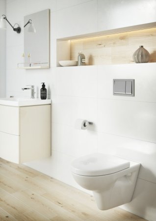 Кнопка смыва Cersanit ENTER P-BU-ENT/Cm хром матовый 