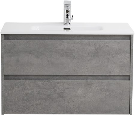 Тумба с раковиной BelBagno KRAFT 39-800/390-2C-SO-CG Cemento Grigio 